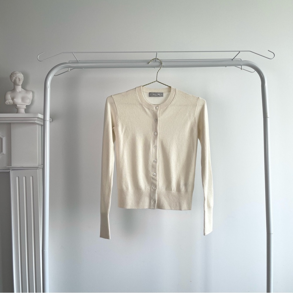 Everlane 100% Cashmere Crew Cardigan